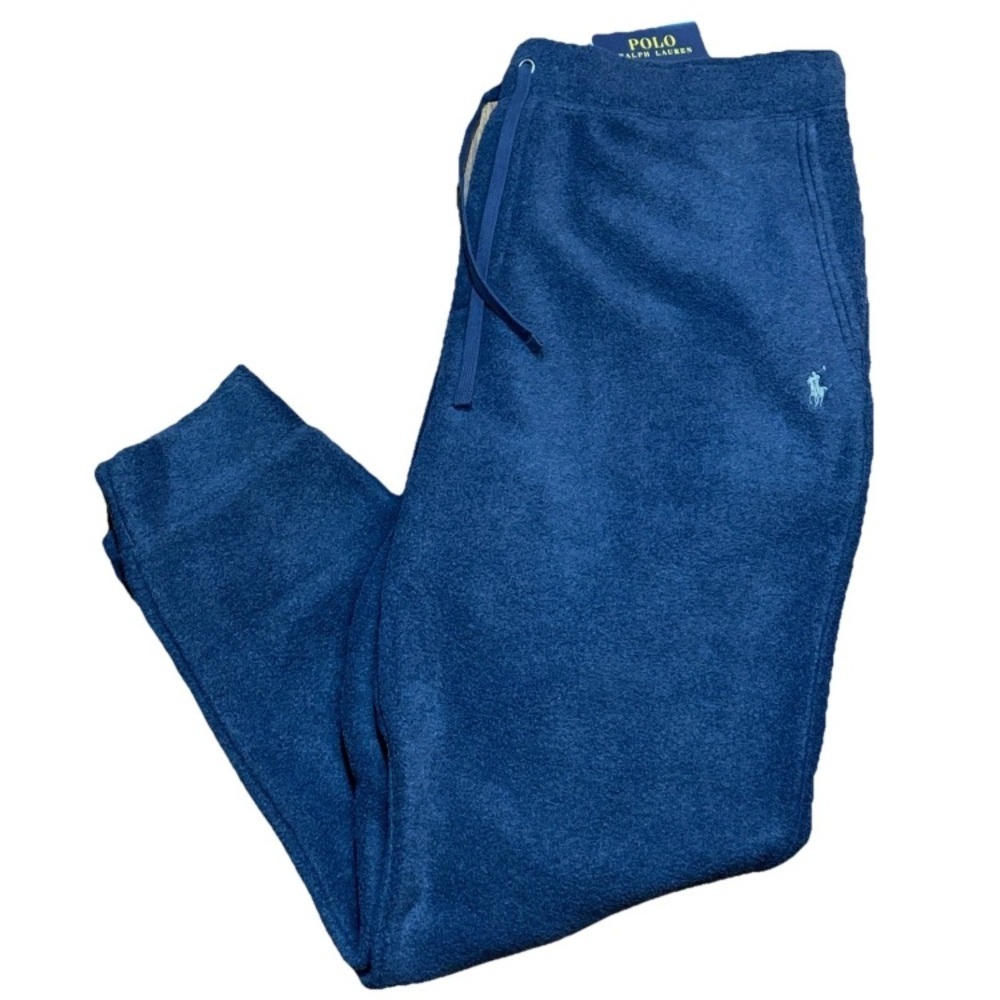 Ralph Lauren Polo Fleece Jogger Sweatpants Navy Heather Men’s Sz XXL NWT